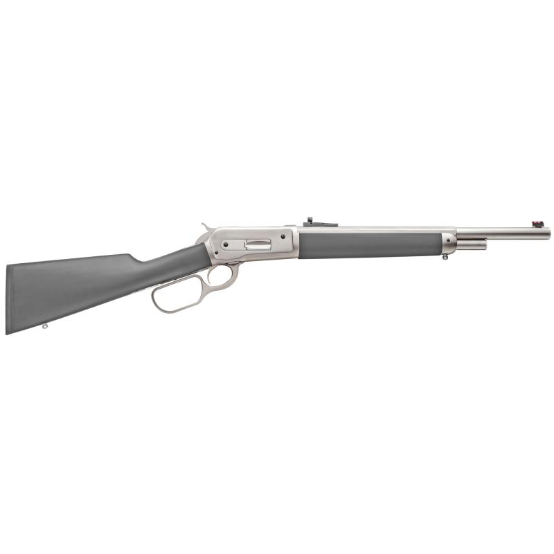 1886 Kodiak, Lever Action Rifle, 45-70 Government, 18.5" Barrel, Skinner Peep Sight w/ Fixed Fiber Optic Front Sight, Matte Chrome, Rubber Coated Walnut Stock, 4Rd 920.355