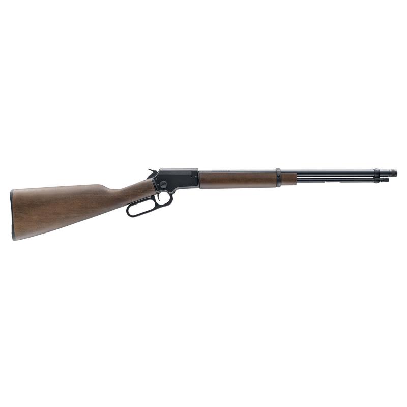 LA322, Lever Action Rifle, 22 WMR, 18.5" Threaded Barrel, 1/2X28, Matte Finish, Black, Wood Furniture, 10 Rounds 920.433