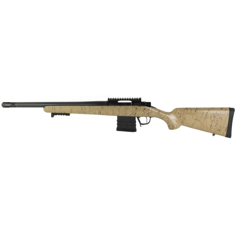 Ridgeline Scout | 223 Rem 16 1:8 Black Nitride Carbon Fiber Sporter Tan with Black webbing
