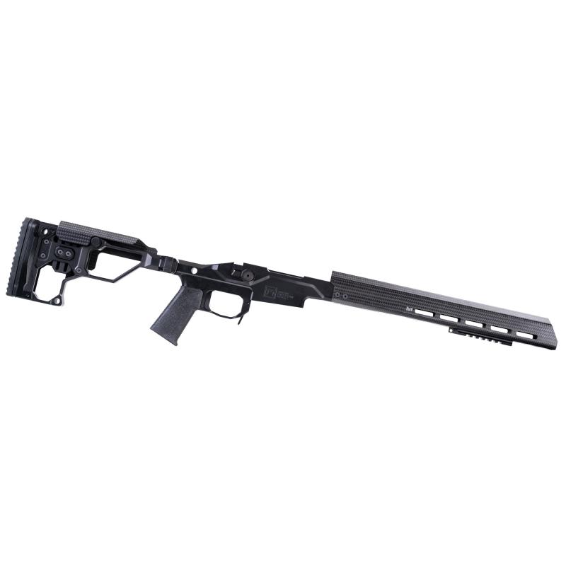 Modern Precision Rifle Chassis, Black Andodized, Fits Remington 700 Short Action, 17" M-Lok Forend 810-00001-01