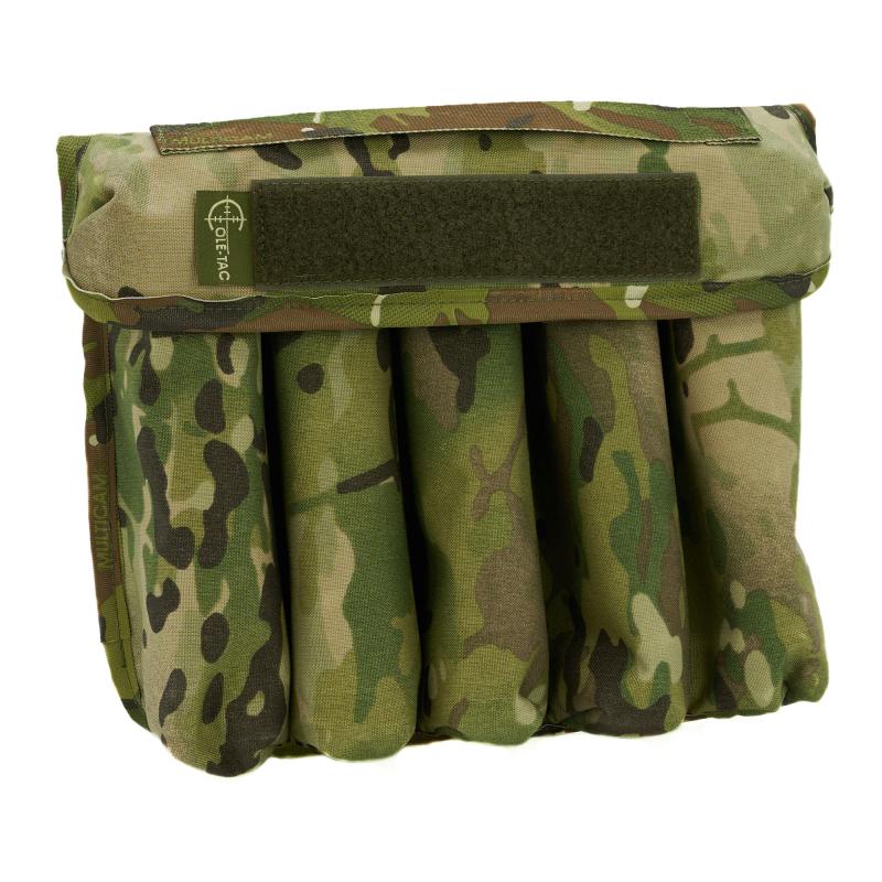 Can Caddy, Standard Size, 500 Denier Nylon, 9.25"x10.5"x2.5", Mulitcam, 5 Slots for Suppressor Storage CD103
