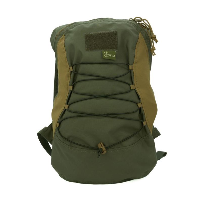 Daypack, Backpack, 18L Main Compartment, 500D Cordura Nylon, Coyote and Green SP1024