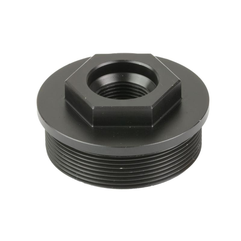 ZEROED HUB Mount, Direct Thread 1/2x28 to HUB 1.375"-24, Nitride Finish, Black 11DB017