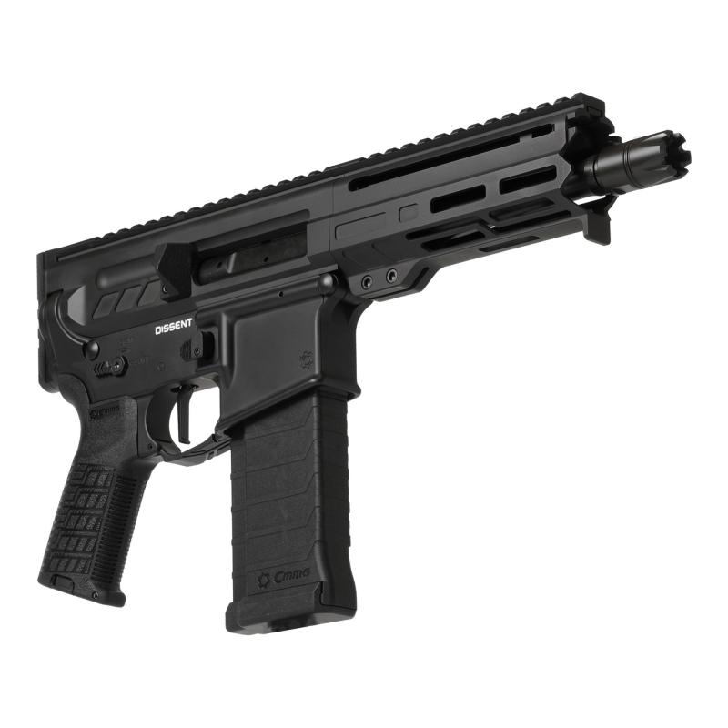 Dissent, Semi-automatic Pistol, AR, 5.7X28MM, 6.5" Barrel, Cerakote Finish, Armor Black, Manual Safety, 32 Rounds, 1 Magazine 54AA847-AB