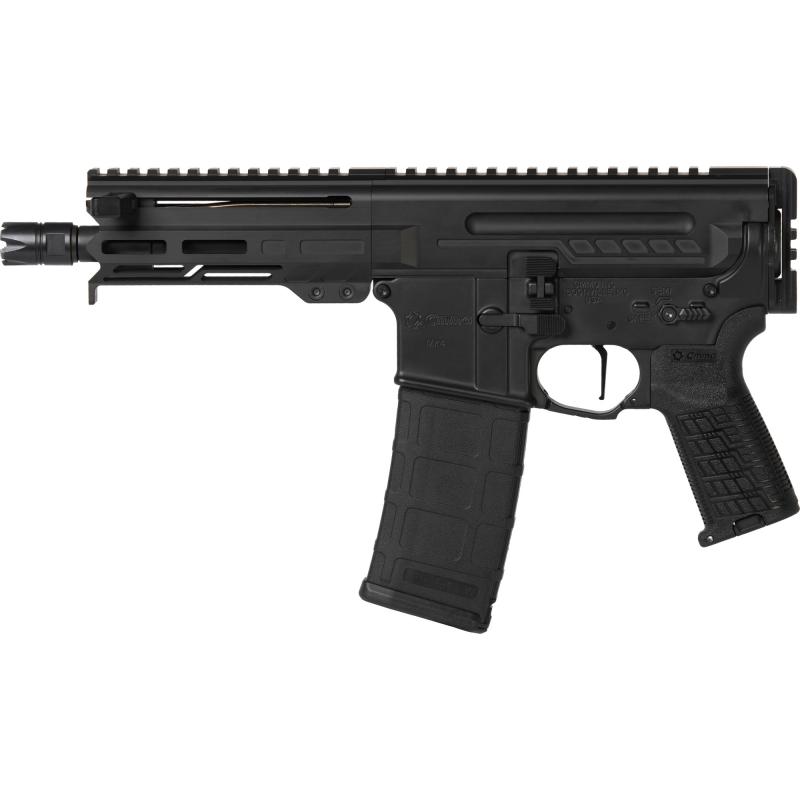 Dissent, Semi-automatic Pistol, AR, 556NATO, 6.5" Barrel, Cerakote Finish, Armor Black, Manual Safety, 30 Rounds, 2 Magazines 55A938F-AB