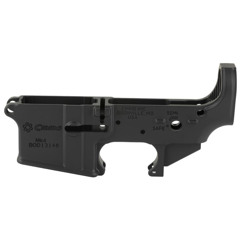 MK4, Semi-automatic, Stripped Lower Receiver, 223 Remington/556NATO, Cerakote Finish, Armor Black 55CA102-AB