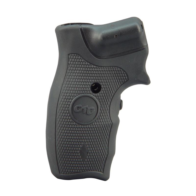 Lasergrip Rubber Wrap-Around S&W J Frame Round Butt Revolver Red Laser