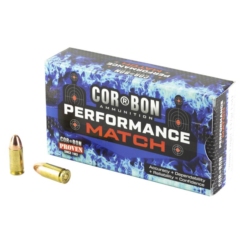 PM, 9MM, 147 Grain, Full Metal Jacket, Box of 50 Rounds PM09147