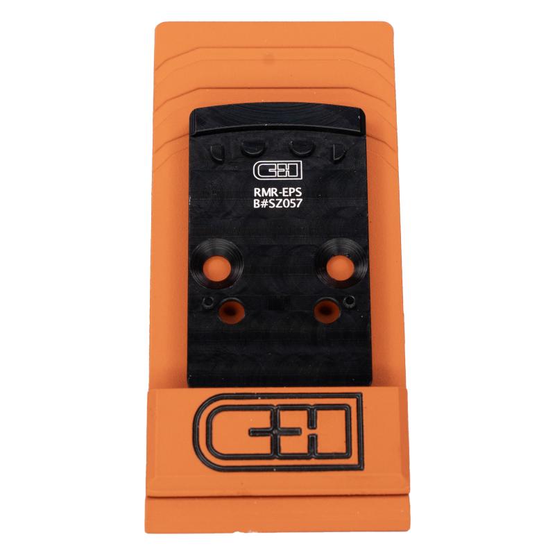 V4, Optic Mounting Plate, Fits Trijicon RMR Footprint, For Holosun EPS/EPS Carry, Anodized Finish, Black RMR-EPS