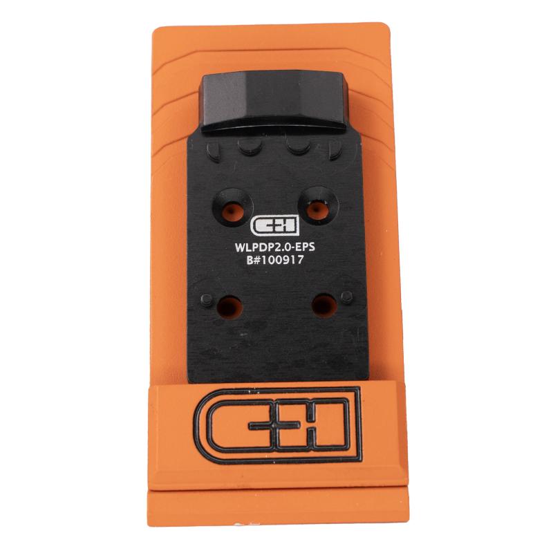 V4, Optic Mounting Plate, Fits Walther PDP 2.0, For Holosun EPS/EPS Carry, Anodized Finish, Black WLPDP2.0-EPS