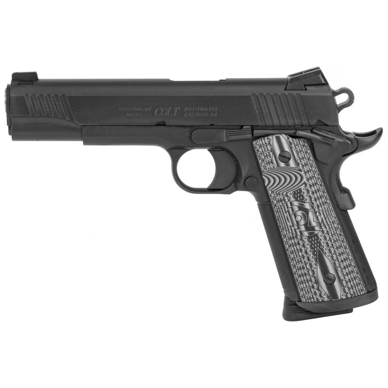 Combat Unit Government Model, Semi-automatic, 45 ACP, 5" Barrel, Steel Frame, Black Finish, 8Rd, 1 Magazine O1080CCU