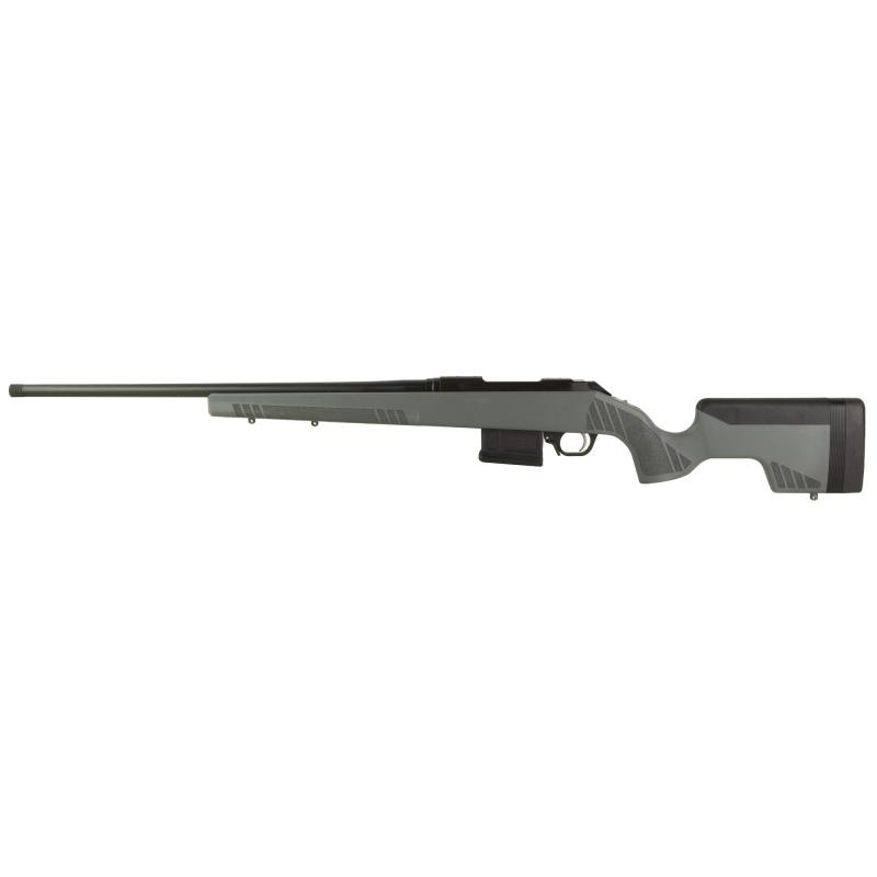 CBX TACHUNTER, Bolt Action, 6.5 Creedmoor, 22" Barrel, Adjustable Cheek Riser, Nitride Finish, Gray 1 AICS Magazine, 5 Rounds, Optics Ready CBX-SP22PGA-65C