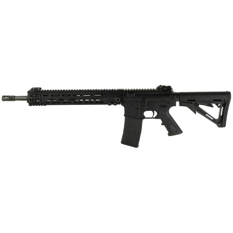 Carbine MK4, Semi-automatic, AR, 223 Remington/556NATO, 16" Barrel, 1:7 Twist, A2 Flash Hider, Anodized Finish, Black, Magpul MBUS PRO Sight, 13" Geissele MK4 Free Float Handguard, Magpul CTR 4 Position Stock, A2 Grip, 30 Rounds, 1 Magazine LE6920-FBP2