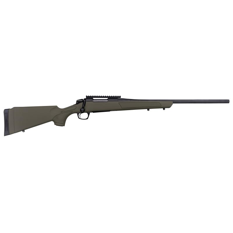 Cascade, Bolt Action Rifle, 30-06 Springfield, 24" Threaded Barrel, 5/8X24 Thread Pattern, Cerakote Finish, Graphite Black, Synthetic Stock, Olive Drab Green, 0 MOA Picatinny Rail, 1 Magazine, 3 Rounds CR3904G