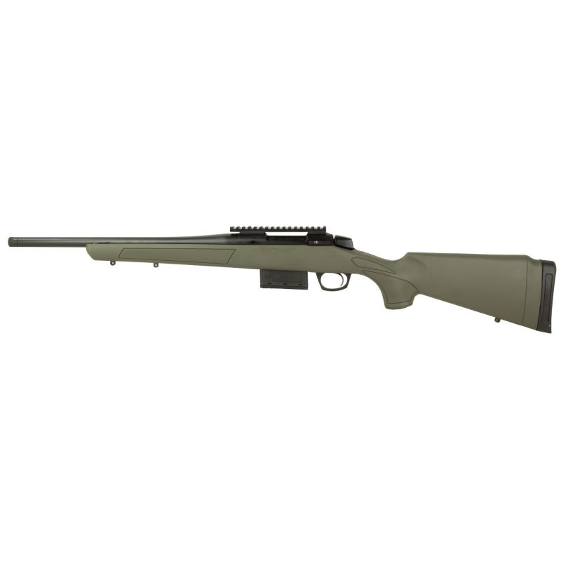 Cascade Suppressor Ready, Bolt Action Rifle, 300 Blackout, 16.5" Threaded Barrel, Matte Finish, Graphite Black, OD Green Stock, 1 Magazine, 4 Rounds CR3914SB