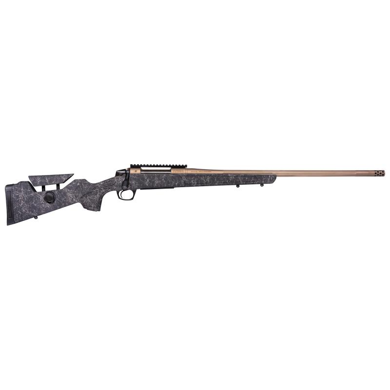 Cascade Long Range Hunter, Bolt Action Rifle, 6.5 Creedmoor, 22" Threaded Barrel, 5/8x24, Cerakote Finish, Smoked Bronze, Synthetic Stock, Black with Smoked Bronze Web, 20 MOA Picatinny Rail, 1 Magazine, 4 Rounds CR3951F