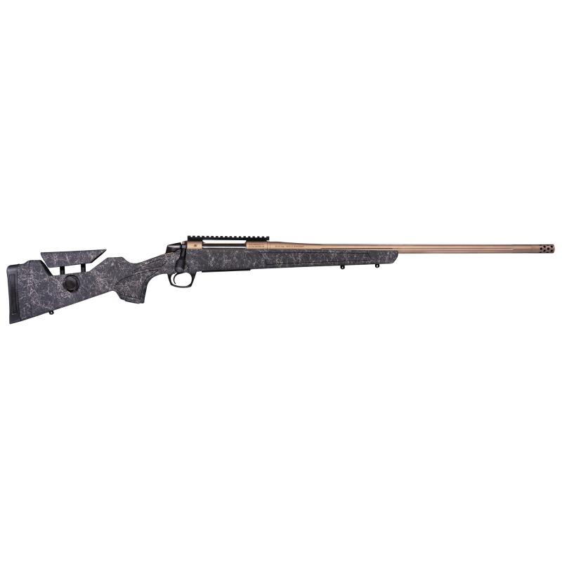 Cascade Long Range Hunter, Bolt Action Rifle, 300 Winchester Magnum, 24" Threaded Barrel, 5/8x24, Cerakote Finish, Smoked Bronze, Synthetic Stock, Black with Smoked Bronze Web, 20 MOA Picatinny Rail, 1 Magazine, 3 Rounds CR3961F