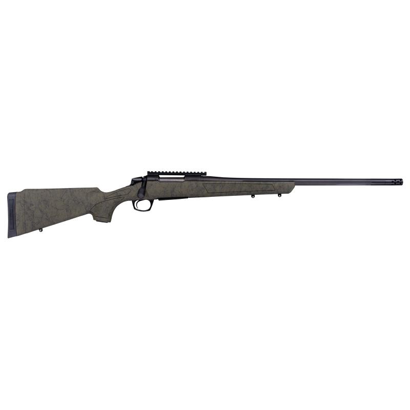 Cascade XT, Bolt Action Rifle, 450 Bushmaster, 22" Threaded Barrel, 5/8X24 Thread Pattern, Cerakote Finish, Graphite Black, Synthetic Stock, Olive Drab Green with Black Web, 20 MOA Picatinny Rail, 1 Magazine, 3 Rounds CR3985G