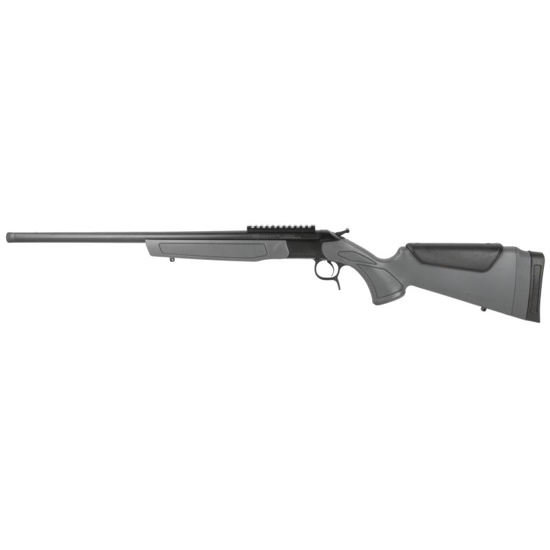 Scout V2, Single Shot Rifle, 35 Whelen, 20" Threaded Barrel, Matte Finish, Black, Scope Rail, Synthetic Stock, Gray, 1 Round CR4439