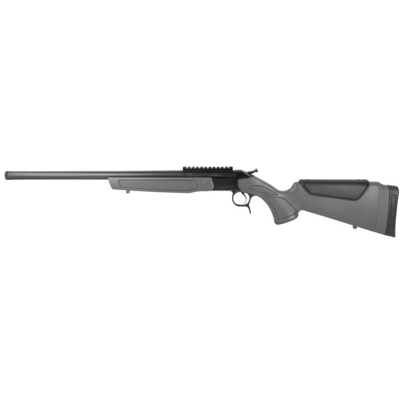 Scout V2, Single Shot Rifle, 45-70 Government, 22" Threaded Barrel, Matte Finish, Black, Scope Rail, Synthetic Stock, Gray, 1 Round CR4442