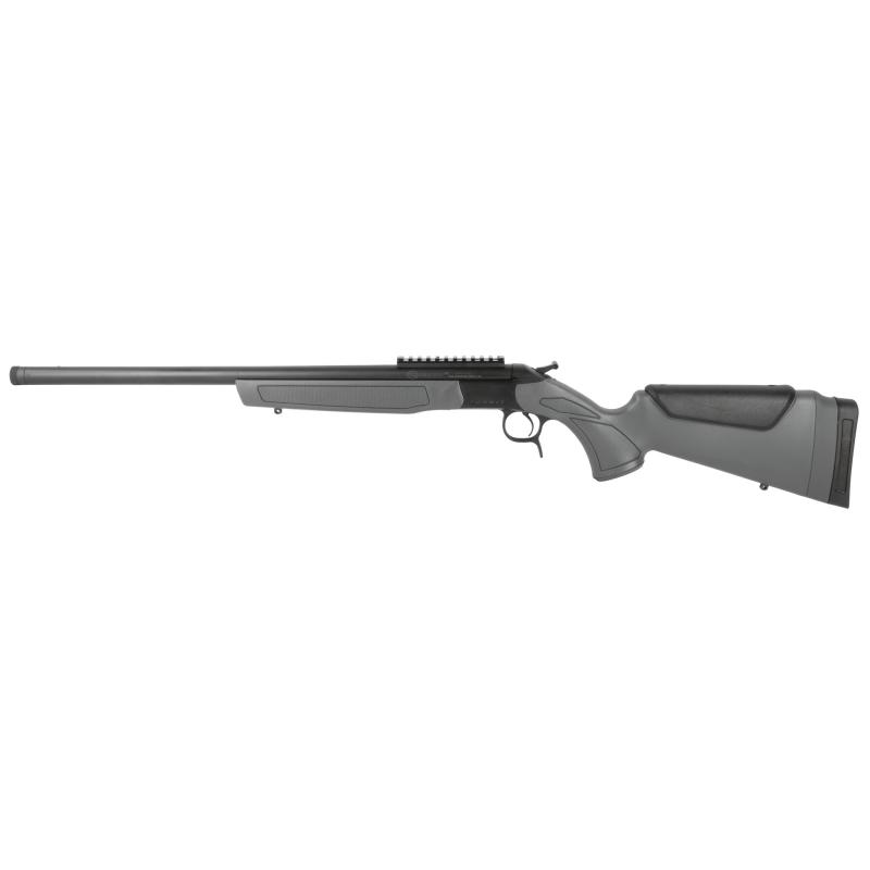 Scout V2, Single Shot Rifle, 444 Marlin, 22" Threaded Barrel, Matte Finish, Black, Scope Rail, Synthetic Stock, Gray, 1 Round CR4445