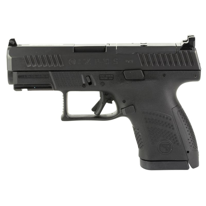P-10S | 9MM, 3.5" Barrel, Nitride Finish, Black, Fixed Sights, Optic Ready, 12 Rounds, 2 Magazines 91568 Striker Fired, Semi-automatic, Polymer Frame Pistol, Sub-Compact