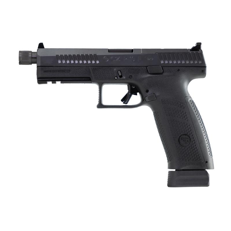 P-10 F OR SR | 9MM, 5.1" Threaded Barrel, 1/2X28, Nitride Slide Finish, Black, High Fixed Sights, Optic Ready, 21 Rd Magazine, 91556