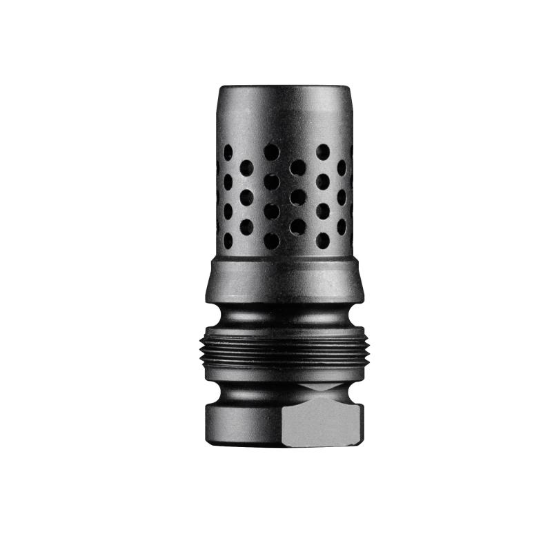 Xeno Omni, Muzzle Brake, 30 Caliber, M14x1LH, Nitride Finish, Black DA139