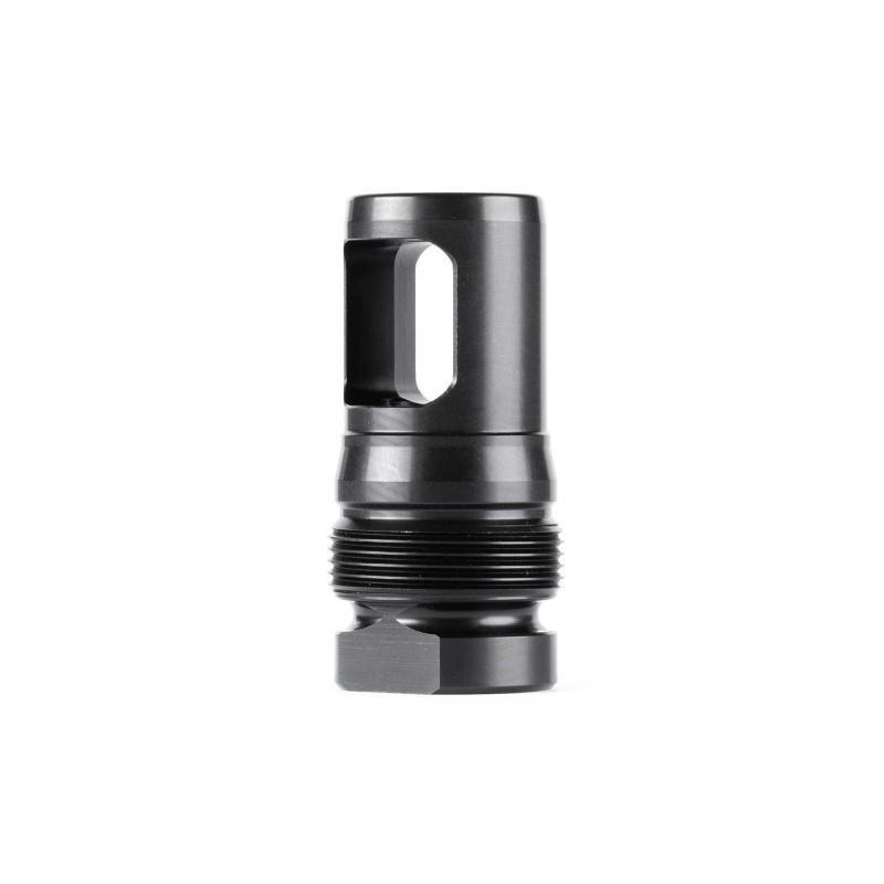 Xemax, Muzzle Brake, 338 Caliber, M18X1, Nitride Finish, Black DA153