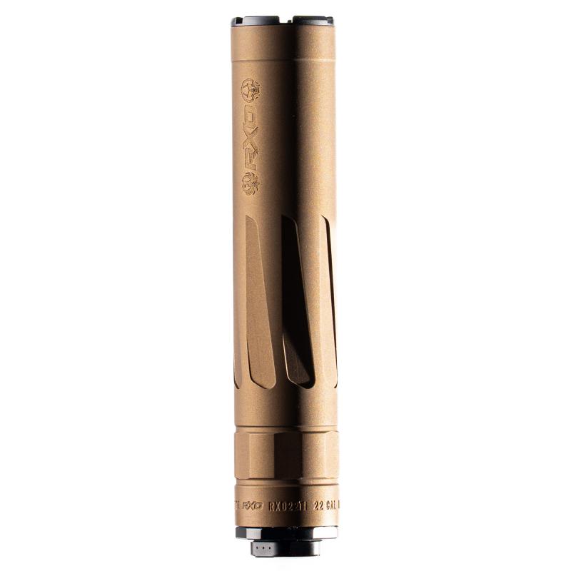 Ruger RXD 22Ti, Suppressor, 22 Caliber, 6AL4V Titanium Construction, Cerakote Finish, Burnt Bronze, Includ es 1/2X28 XRF Muzzle Brake RXD22TIBB