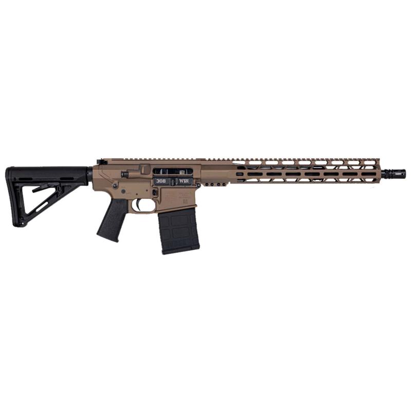 DB10, Semi-automatic, AR, 308 Winchester, 16" Barrel, A2 Flash Hider, Flat Dark Earth Color, Magpul MOE-K Pistol Grip, Magpul MOE Carbine Stock, 15" M-LOK Rail, 20Rd, Gen M3 PMAG DB1018C061