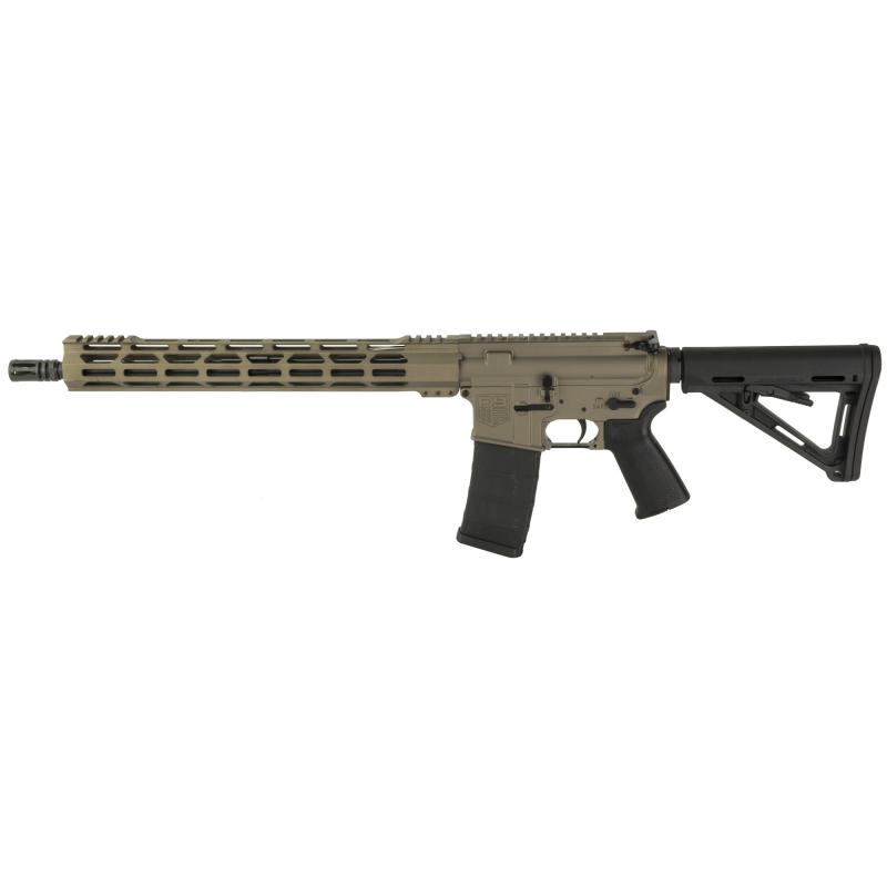 DB15, Semi-automatic Rifle, AR, 223 Remington/556NATO, 16" Barrel, Smoked Bronze, 6 Position Stock, 30 Rounds, 15" MLOK Handguard, 1 Magazine DB171AK211