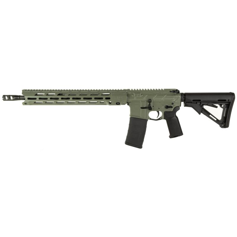 DB15, Semi-automatic Rifle, AR-15, 223 Remington/556NATO, 16" Barrel, Cerakote Finish, Jungle Green, Black Furniture, 15" MLOK V4 S Rail, Magpul MOE-K2 Grip, Magpul CTR Stock, 30 Rounds, 1 Magazine 1784K791