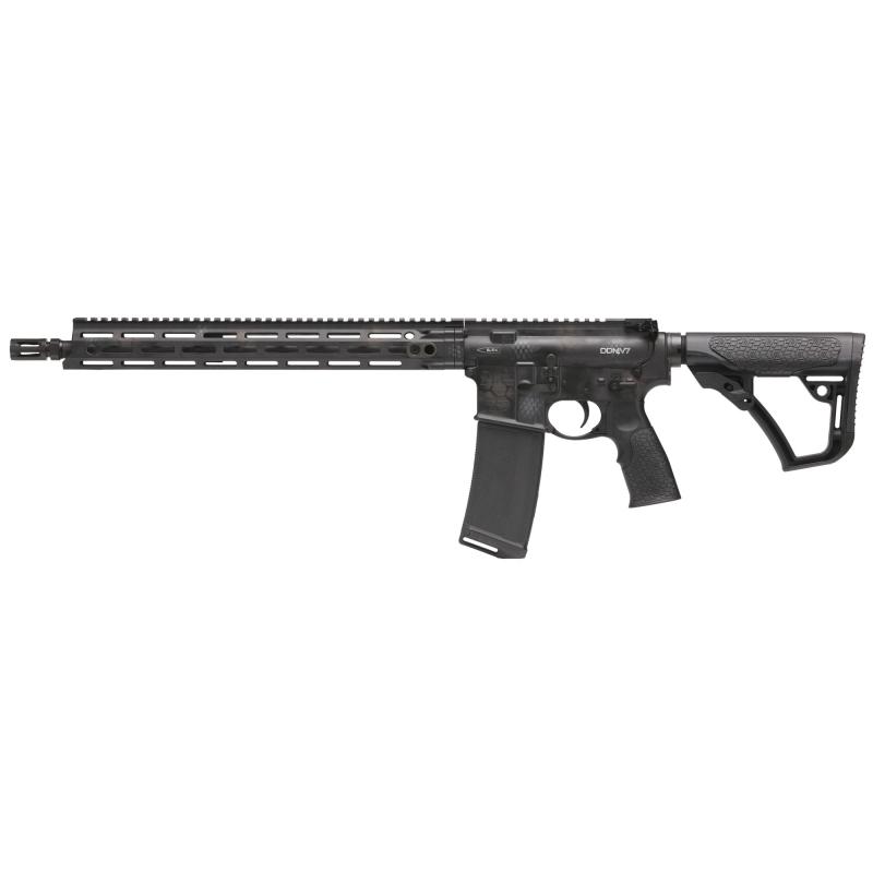 DDM4V7, Semi-automatic Rifle| 223Rem/556NATO, 16" Cold Hammer Forged Barrel, 1:7 Twist, Rattlecan Finish, 32Rd, Daniel Defense Furniture, Daniel Defense Flash Suppressor, Daniel Defense MFR XS 15" Handguard, 1-32Rd Daniel Defense Magazine 02-128-02267-04