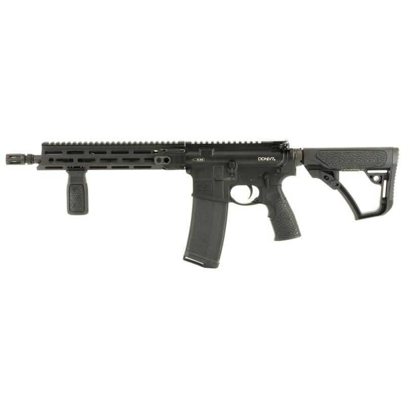 DDM4 V7S Short Barrel Rifle 5.56mm NATO 11.5 Inch Threaded Barrel 1/2x28 TPI M-LOK MFR XS Handguard Adjustable Stock Black 32 Round - All NFA Rules Apply