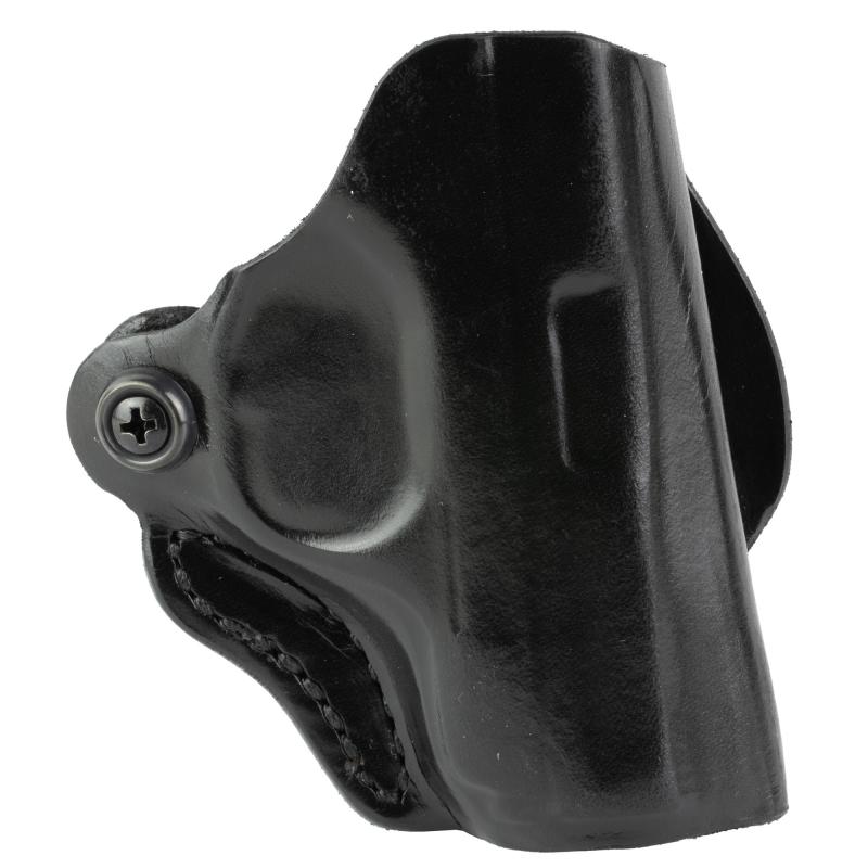 Mini Scabbard, OWB Holster, Right Hand, Fits S&W Bodyguard 2.0, Leather Construction, Matte Finish, Black 019BA5ZZ0