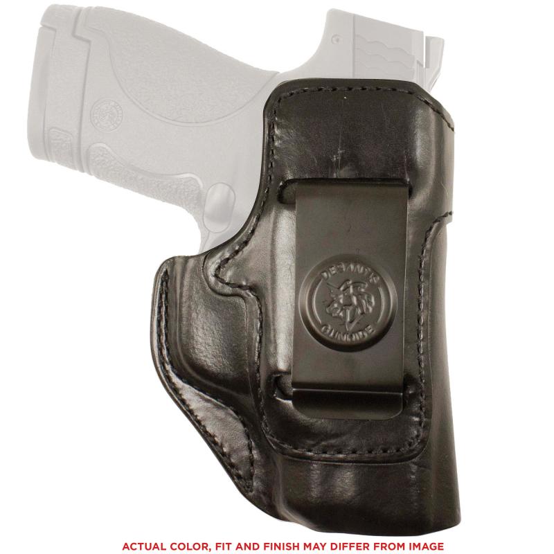127, Inside Heat, Inside the Pants Holster, Fits Kimber Micro 1911, Left Hand, Black Leather 127BB7DZ0