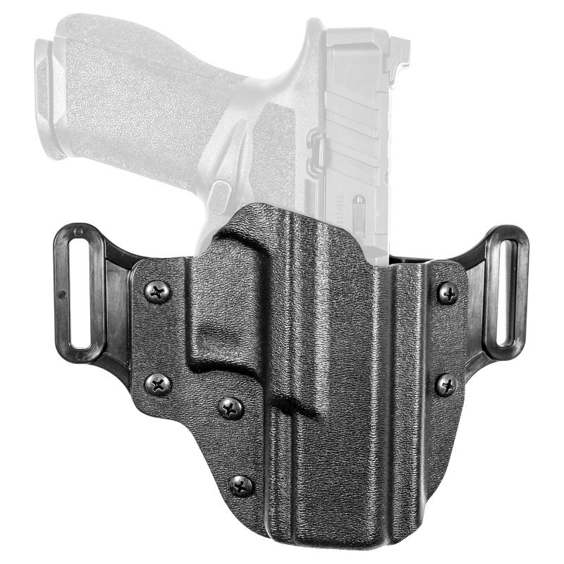 VEILED PARTNER, OWB Holster, Fits Springfield Echelon 4" With or Without Optic, Kydex Construction, Right Hand, Black 195KA8ZZ0