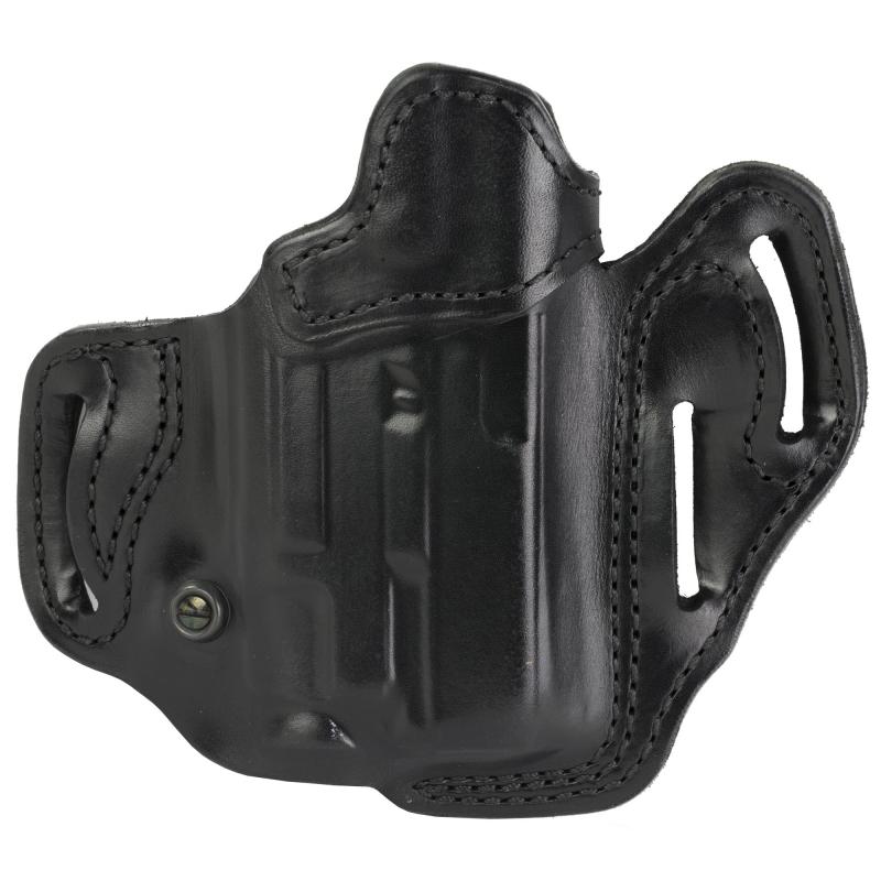 Vengeance Scabbard, #201, Light Bearing OWB Holster, Leather, Right Hand, Black, Fits Glock 19/23/32/45/19X/19 GEN 5 with Streamlight TLR-7A 201BA6VZ0