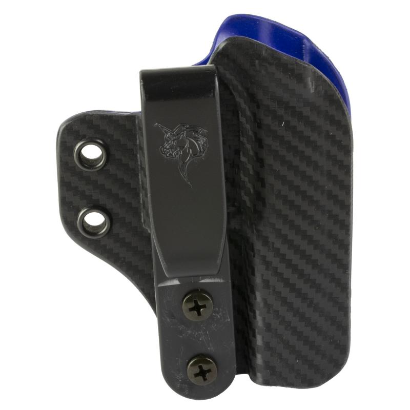 LIFEGUARD, Inside Waistband Holster, For Glock 43/43X/48/43X/48X MOS With or Without Red Dot Sight, Ambidextrous, Kydex Construction, Carbon Fiber Finish, Black 216KJ3TZ0