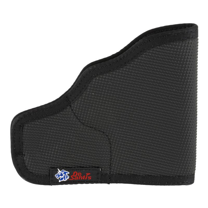 Ammo Nemesis Pocket Holster, Fits J-Frame 2.25", Bodyguard .38, Ruger LCR, Ambidextrous, Black Leather DSGM33BJN3Z0
