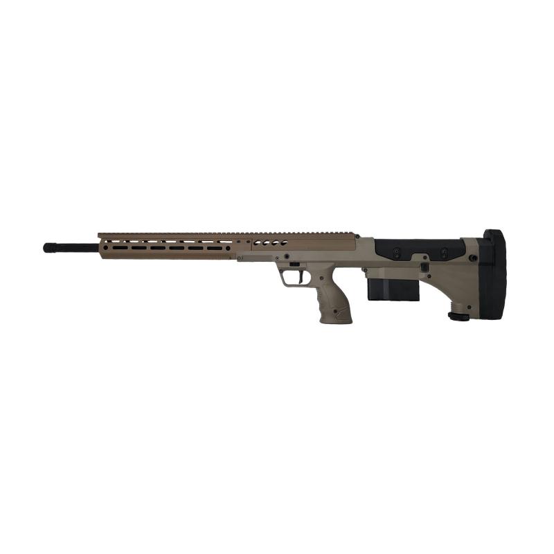 SRSM2 Standard, Bullpup, Bolt Action Rifle, 308 Winchester, 26" Barrel, Threaded 5/8x24, Matte Finish, Flat Dark Earth, Free Float M-LOK Handguard, Right Hand, 6 Rounds, 1 Magazine SRS-RF-M-C26R-FF