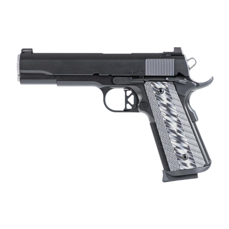 Dan Wesson Valor 1911| 45 ACP, Stainless w/ Black Duty Finish, Tritium Front Sight, Serrated Rear, Stan Chen Magwell, 8 Rd, 01823