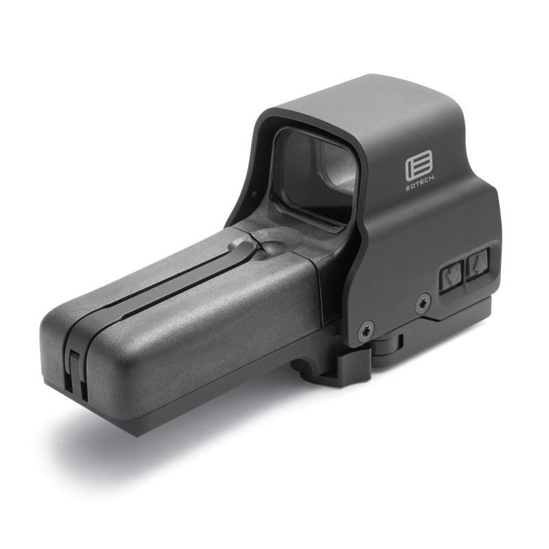 518.A65 | (2) AA batteries; reticle with 68 MOA ring and 1 MOA dot; side buttons; QD