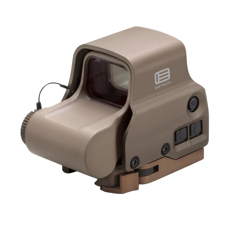 EXPS3-2 TAN | Single CR123 battery; reticle with 68 MOA ring and (2) 1 MOA dots-side buttons; QD; TAN