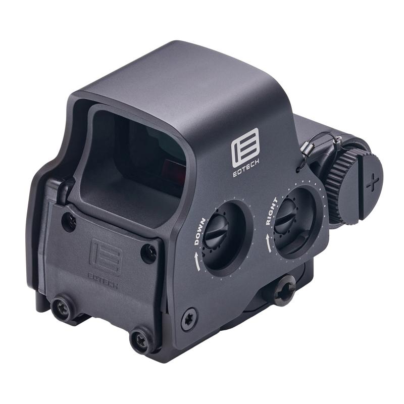 EXPS3-0DCR, Holographic Sight, DCR Reticle with 1 MOA Dot, Side Button Controls, Quick Detach Mount, Night Vision Compatible, Black EXPS3-DCR