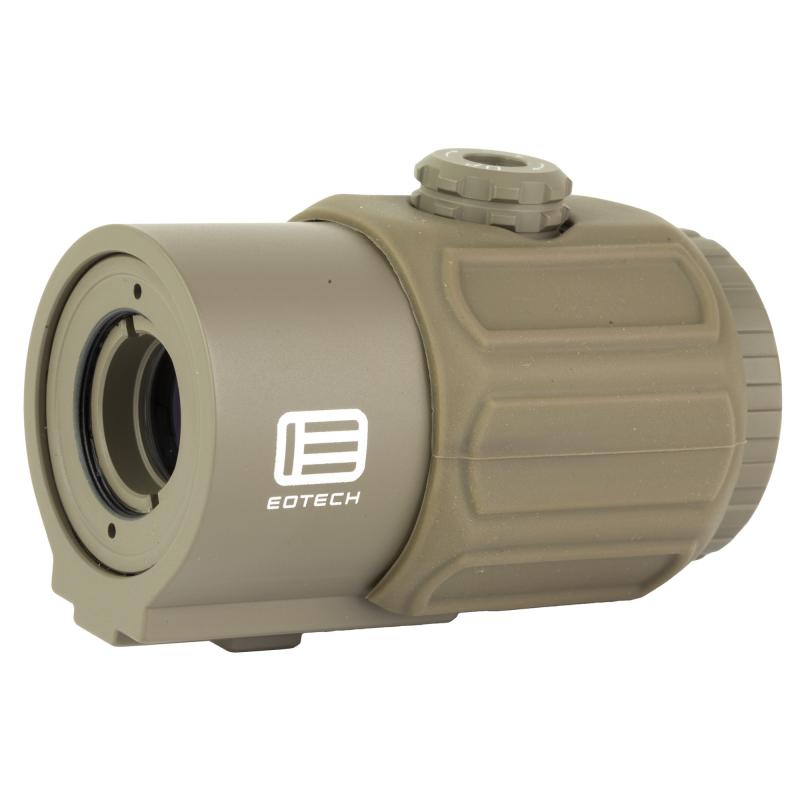 G43, 3X Magnifier, QD Mount, Switch to Side, 34mm , Matte Finish, Tan, Includes Mount G43.STSTAN