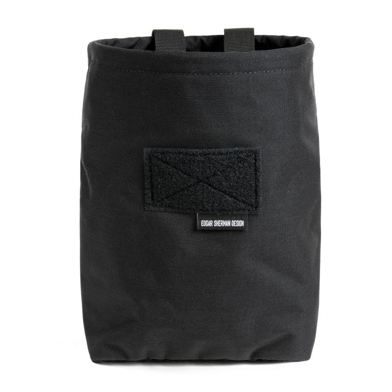 SAP Bucket, Dump Pouch, 500 Denier Cordura Nylon,  Molle Compatible, Matte Finish, Black ESD-SAP-BLK
