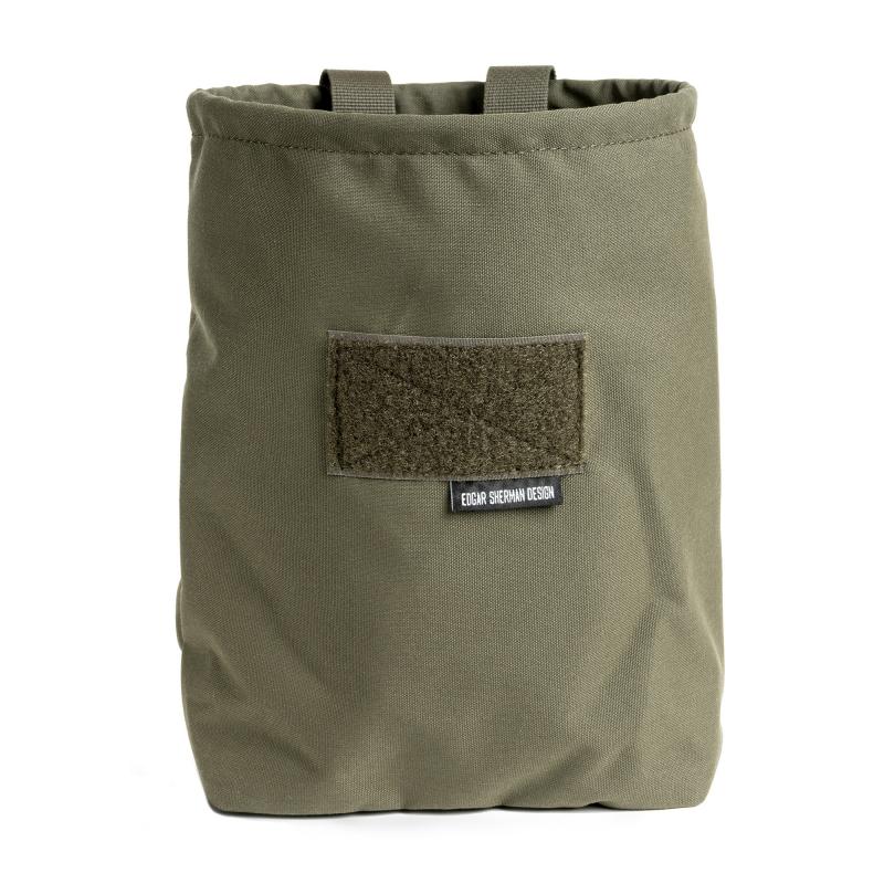 SAP Bucket, Dump Pouch, 500 Denier Cordura Nylon,  Molle Compatible, Matte Finish, Ranger Green ESD-SAP-RG