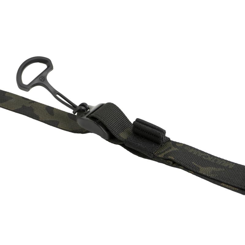 ESD Sling, 2-Point Combat Sling, 1" Webbing, Polymer Hardware, Matte Finish, Multicam Black ESD-SL-MCB